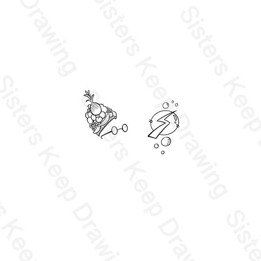Meet the Robinsons bff -Tattoo Transparent Permission PNG- instant download digital printable artwork