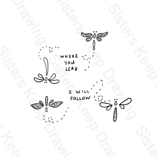 Where you lead i will follow-Gilmore Girls Tattoo Transparent PNG