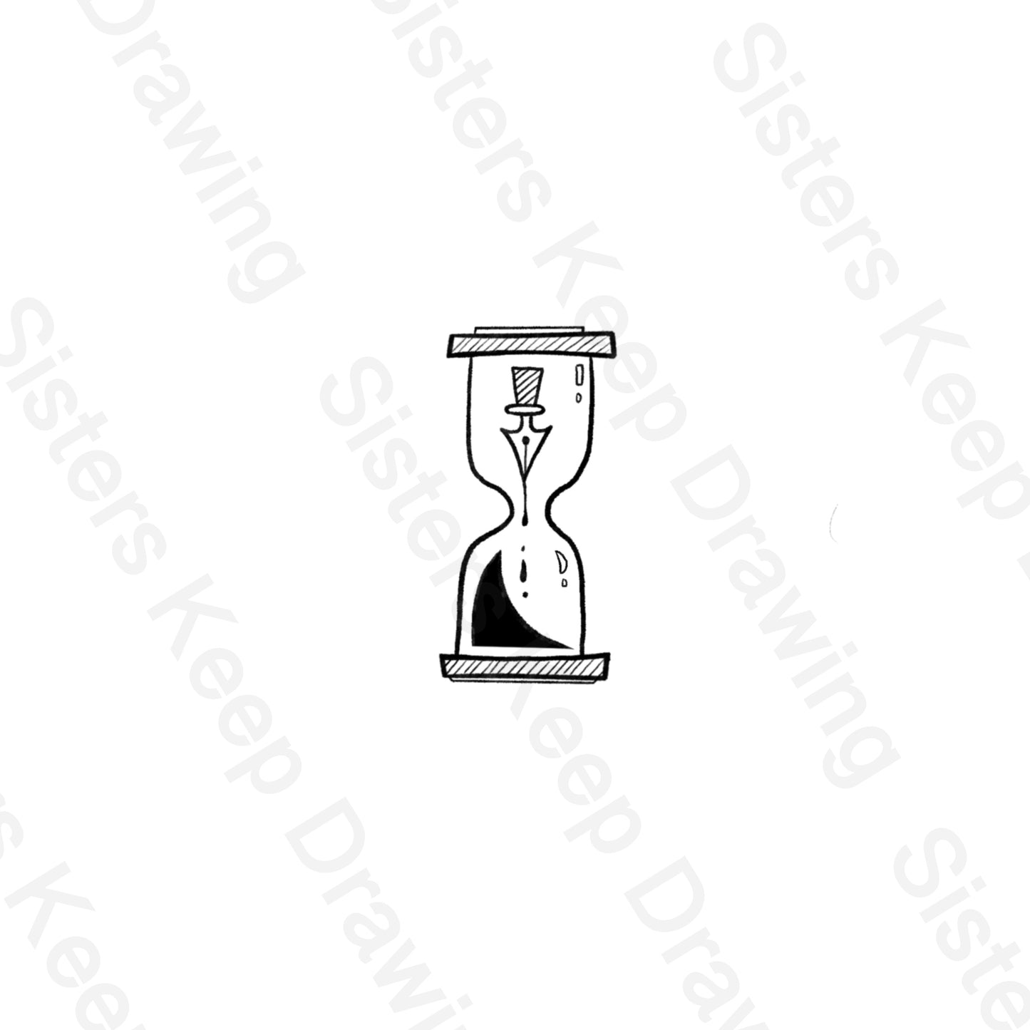 Hamilton write like youre running out of time - Tattoo Transparent PNGilt