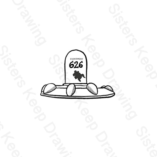 Experiment 626 Lilo astitch - Tattoo Transparent Permission PNG- instant download digital printable artworkn