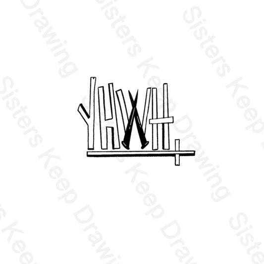 YHWH nails- Tattoo Transparent PNG