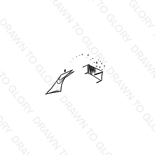 Jesus Flipping Tables - Tattoo Transparent PNG