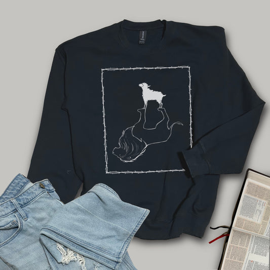 Lamb with Lion Shadow - Softstyle Crewneck