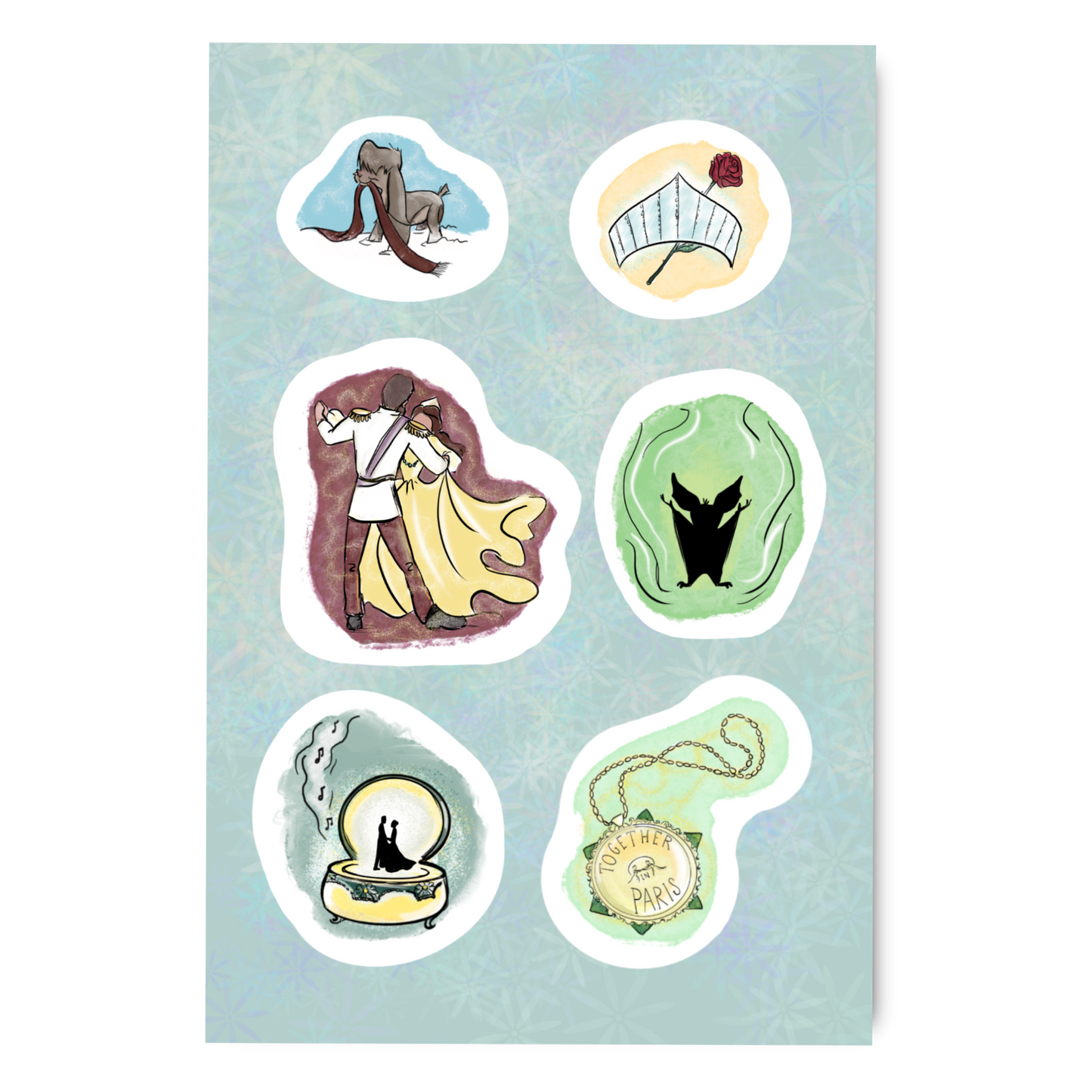 Anastasia Sticker Sheet