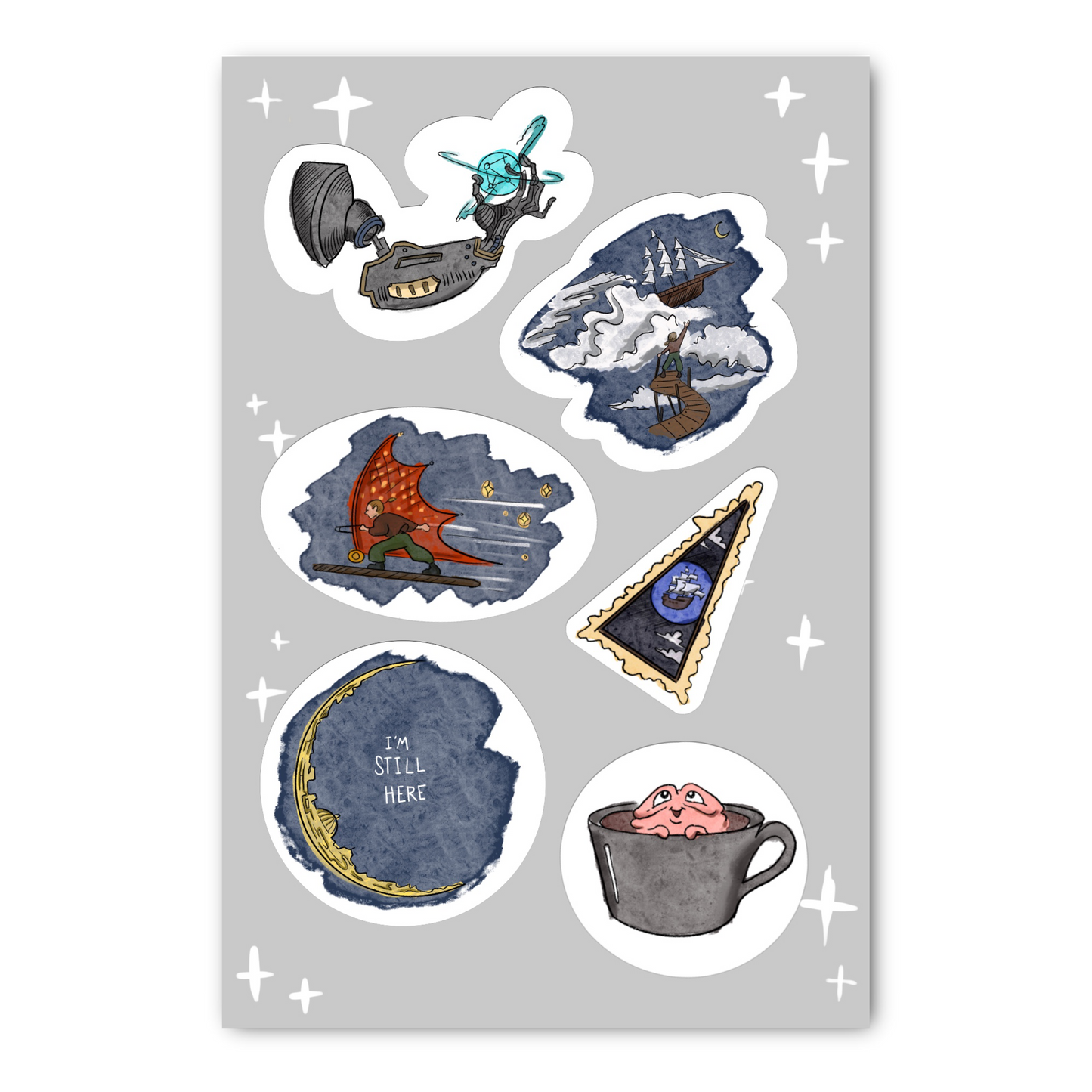 Treasure Planet Sticker Sheet
