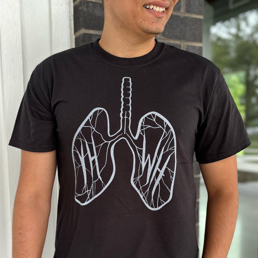 YHWH Lungs - 100% Cotton Tee