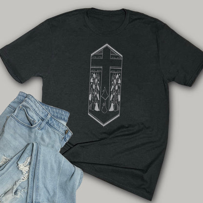 Woman Touching Jesus' Hem - Softstyle Triblend T-Shirt