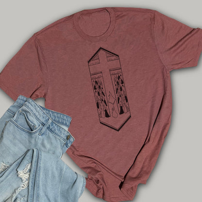 Woman Touching Jesus' Hem - Softstyle Triblend T-Shirt