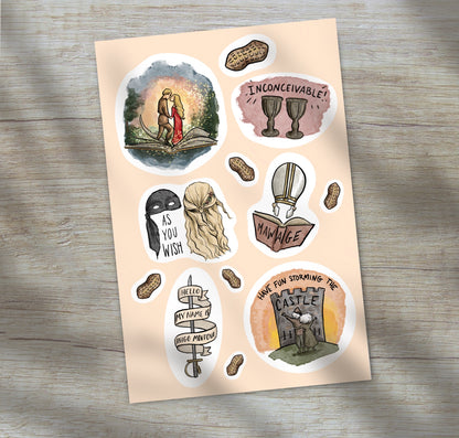 Princess Bride Sticker Sheet